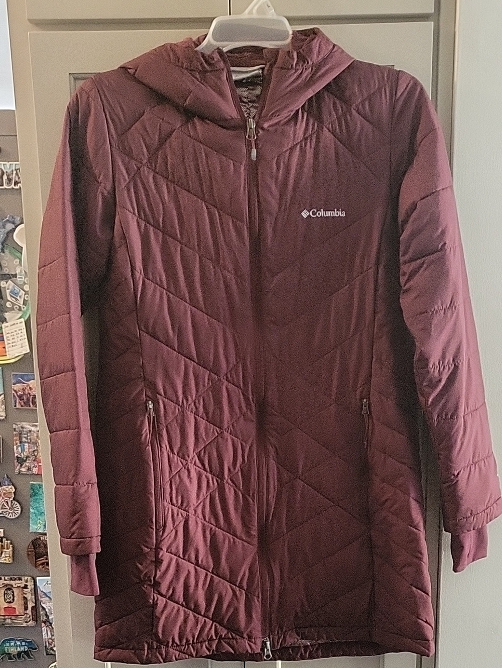Columbia Women's Long Hooded Puffer Jacket